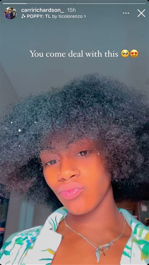 Sha'Carri Richardson Just Revealed the Gorgeous 'Fro Underneath Her Wigs — See Photos | Allure