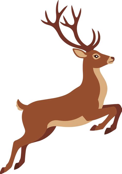 Flying Reindeer Christmas Running Art 73737585 Vector Art at Vecteezy