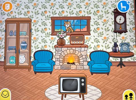 Toca Boca Cozy Cottage Living Room | Cottage living rooms, Cozy cottage ...