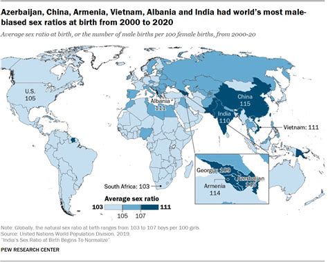 sidebar sex ratios   world pew research center