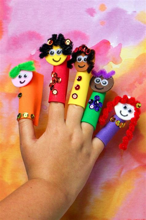 How to Make Superhero Finger Puppets - 24hourfamily.com