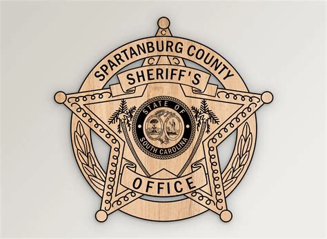 Spartanburg SC Sheriff's Office Badge SVG Vector Files | Vector911