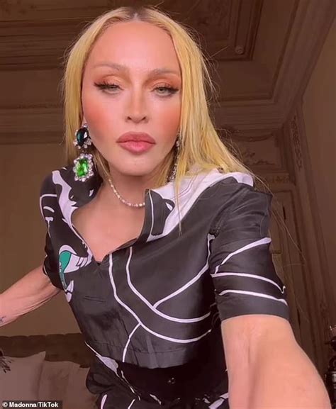 madonna turns  queen  pop  younger     flashes