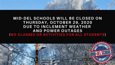 Mid-Del Schools Will Be Closed on October 29th | Career Academy