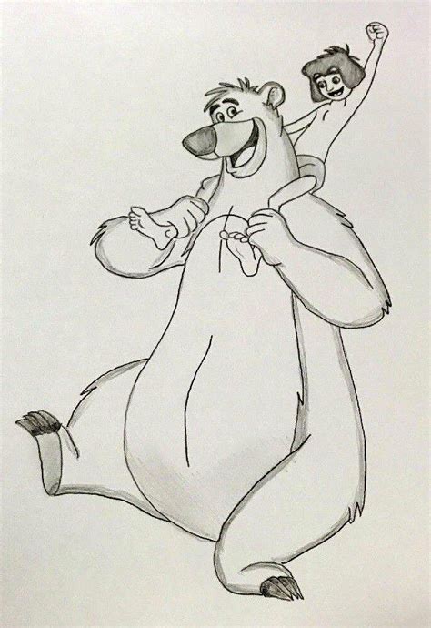 Baloo Sketch at PaintingValley.com | Explore collection of Baloo Sketch