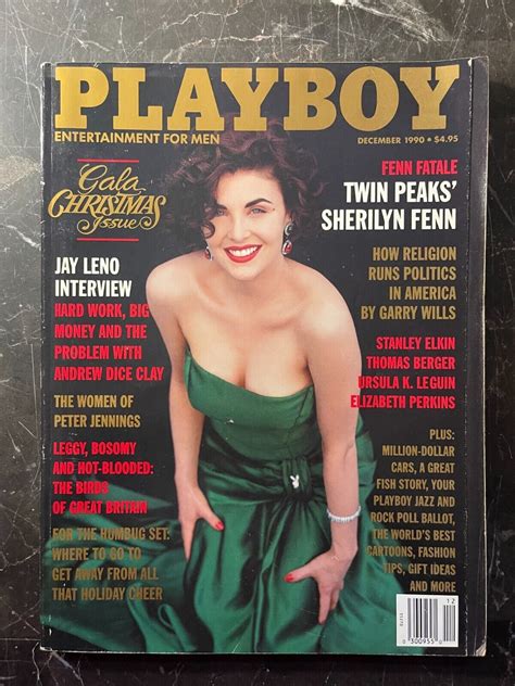 Playboy Magazine December 1990 Twin Peaks Sherilyn Fenn Jay Leno
