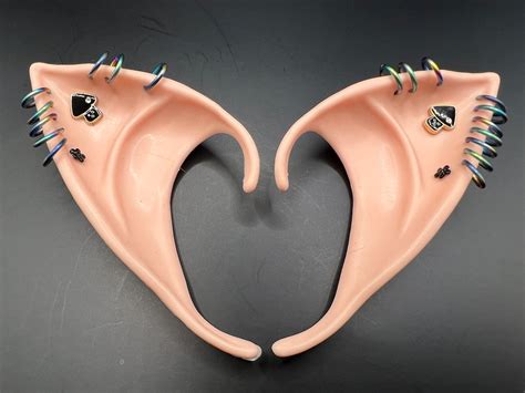 mushroom cottagecore short elf ears faerie ears pixie ears latex