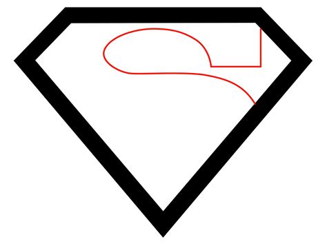 How To Draw Superman Logo