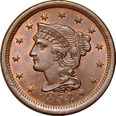 braided hair penny prices ungraded ngc pcgs values