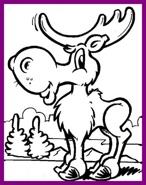 Baby Moose Coloring Pages at GetColorings.com | Free printable ...