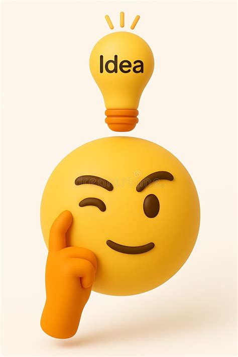 emoji idea stock illustrations  emoji idea stock illustrations