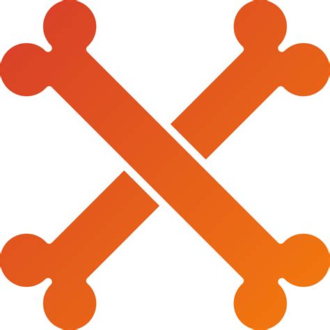 crossbones icon style  vector art  vecteezy