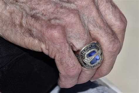 NASCAR Hall of Fame ring of Leonard Wood at Daytona 500 High-Res ...