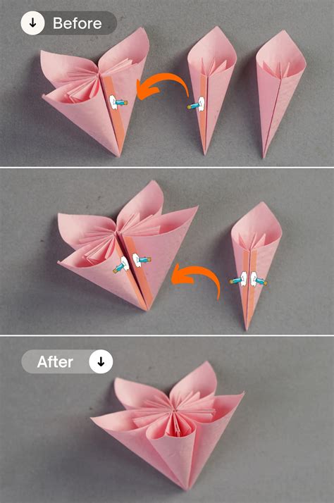 easy origami kusudama flower origami flower  origami projects