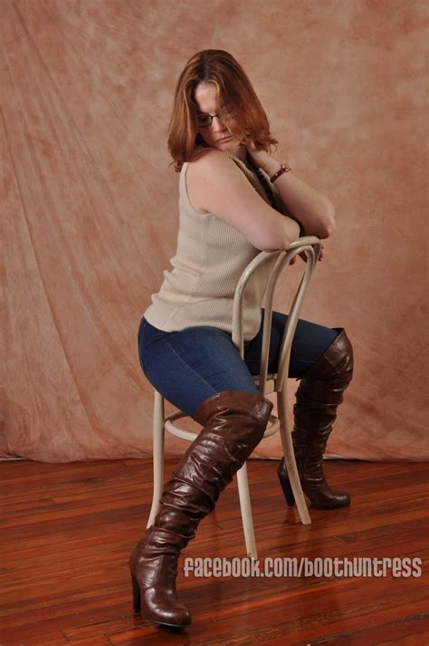Scarlet Winters in Jeans and Boots | Over the knee boot outfit, Boots