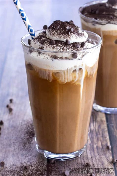 mocha iced coffee recipe baking  hungry