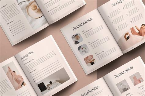 services pricing guide template  sunny goo  dribbble