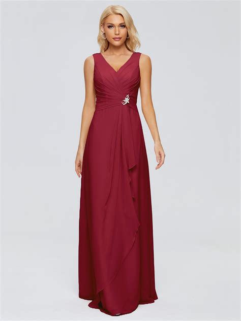 burgundy bridesmaid dresses 3