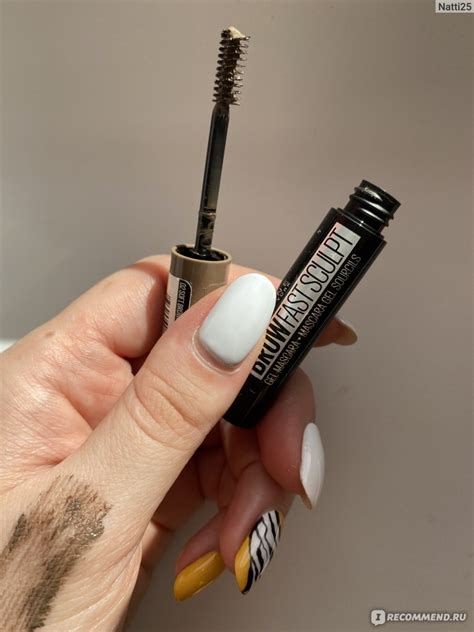 Тушь для бровей MAYBELLINE Brow Fast Sculpt - «Удобная щеточка, хорошая ...