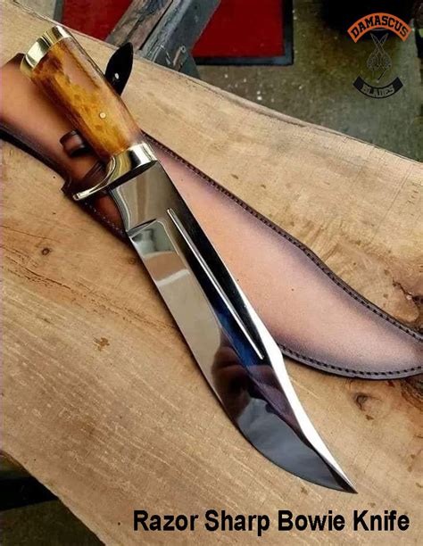 Razor sharp bowie knife | High Polish D2 Steel 16" Bowie Knife