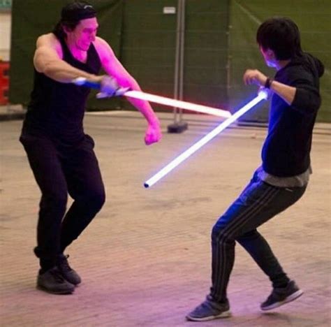 Lightsaber Fight Behind The Scenes at Jackson Mcpherson blog
