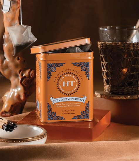 Harney & Sons, Hot Cinnamon Sunset, Black Tea with Cinnamon, Orange