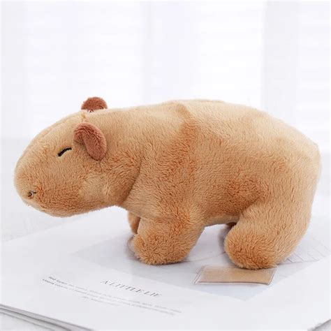 Japanese Capybara Plush｜7 Inch Fluffy Simulation Capybara Stuffed Plush ...