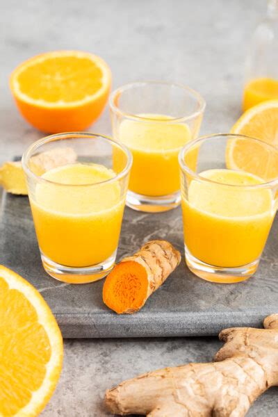 ginger turmeric shots easy homemade recipe delicious meets healthy