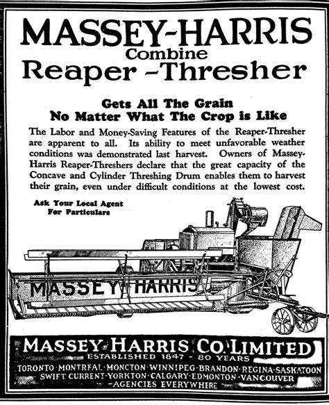 Our History – 1927: A reaper and thresher in one machine?