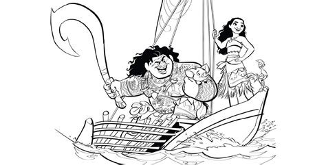 You’ll Love These Printable Moana Coloring Pages - D23