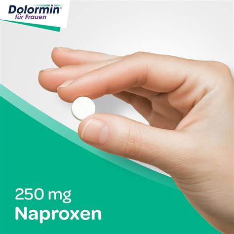 Dolormin for Women Naproxen for Menstrual Pain Relief 30 Tablets