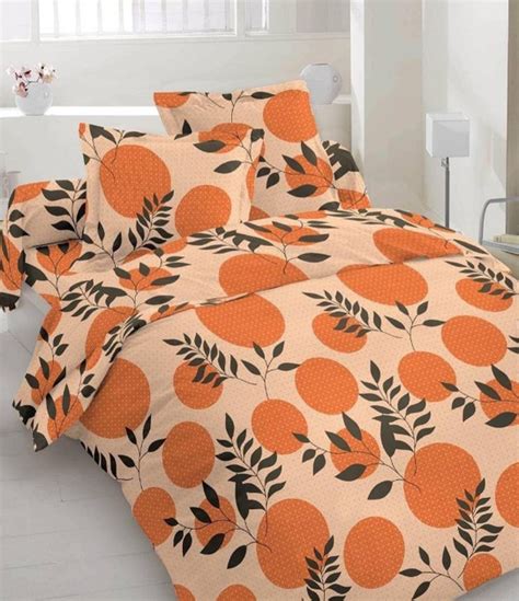Комплект постельного белья полуторный с бязи Gold Lux 150х220 Orange ...