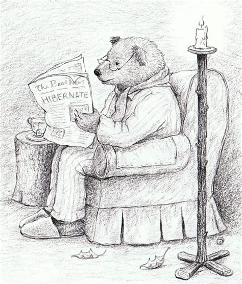 just pencil on paper: Illustration Friday "Hibernate"