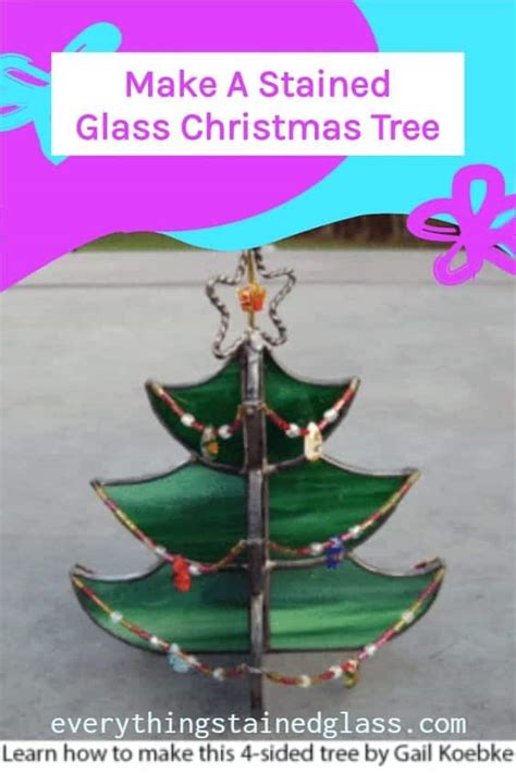 Stained Glass Christmas Tree Pattern - Decorate Your Christmas Table