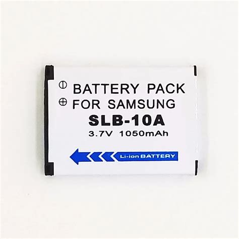 WHCYonline 1050mAh SLB 10A SLB 10A SLB10A Camera Battery For SAMSUNG ...