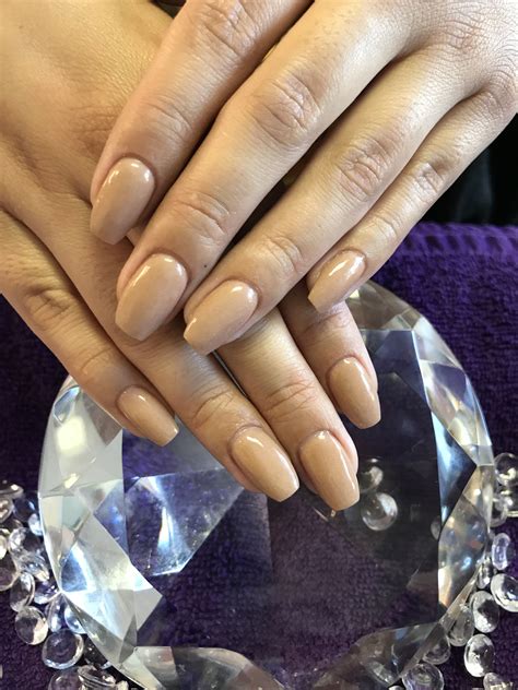 Nude Coffin Nails