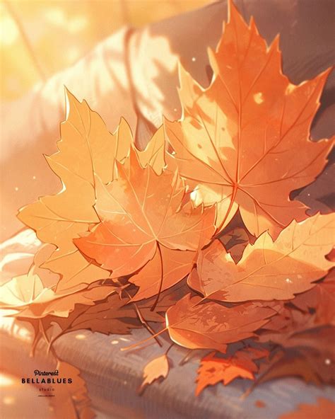 Fall Foliage Delight: Aesthetic Wallpaper | Fall wallpaper, Anime ...