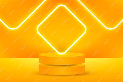 Free Vector | Gradient yellow neon background