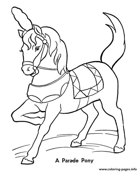 Circus Horse S Kids7d4c Coloring page Printable