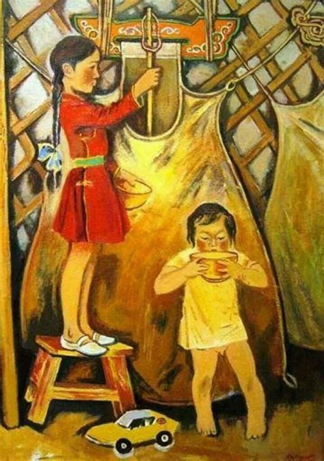 Pin by Davaadorj Gantumur on монголын уран зураг | Horse canvas ...