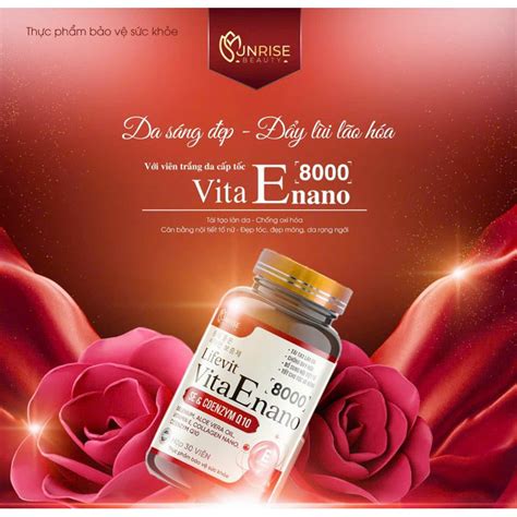 (Genuine) Vitaenano 8000 lifevit speed whitening oral tablet 30 ...