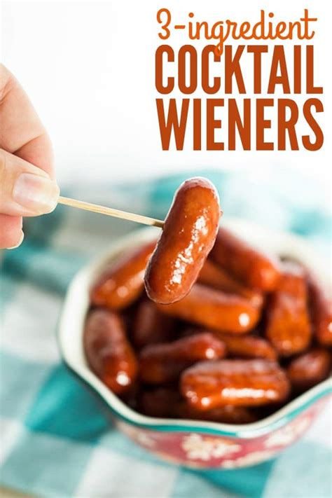 3 Ingredient Cocktail Wieners Recipe - Easy Appetizer - Total Dadass