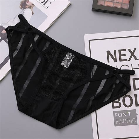 RYDCOT Ultra-Thin Lace Underwear with Cutout Design - Women Sexy Lace