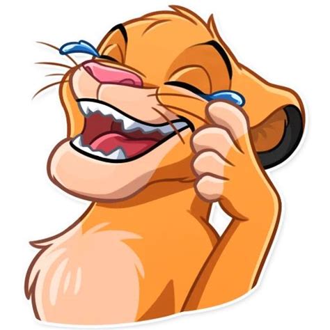 Набор стикеров для Telegram «Симба»