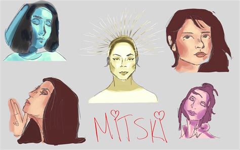 Mitski sketches on Behance