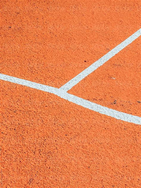 "Detail Of A Basketball Court" by Stocksy Contributor "Vera Lair" - Stocksy