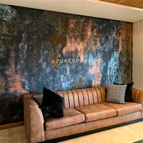 Pared artística | Decoratieve muren, Huis interieur, Donkere interieurs