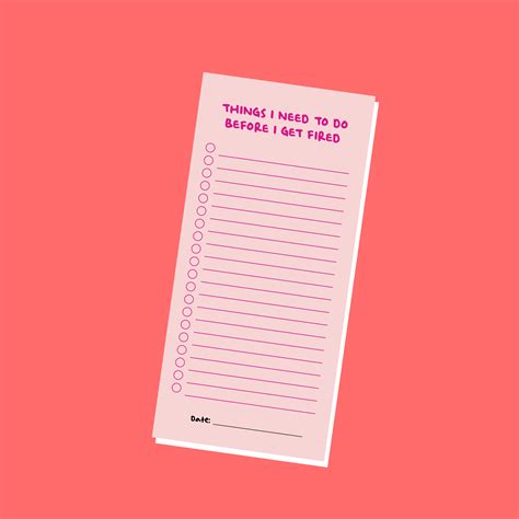 important  ill      list desk pad