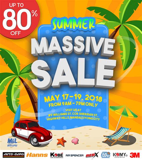 Get 80% off on various car accessories at Summer Massive Sale - MegaBites