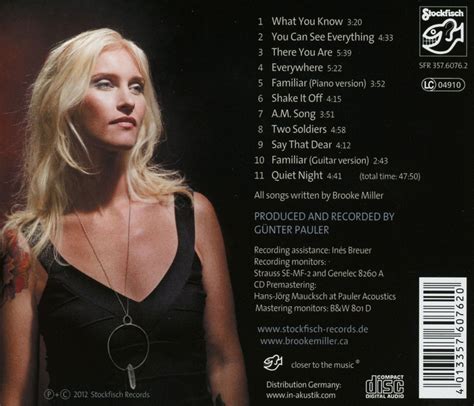 Brooke Miller: Familiar (CD) – jpc.de